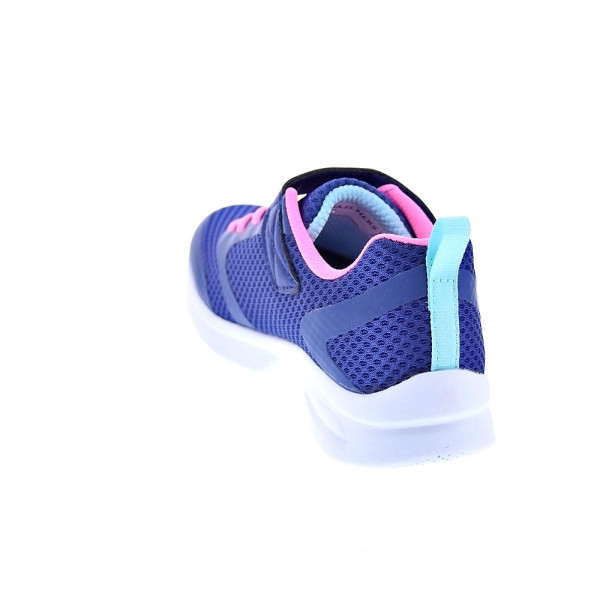 Zapatillas Skechers zapatos Niña modelo Microspec Azul Velcro