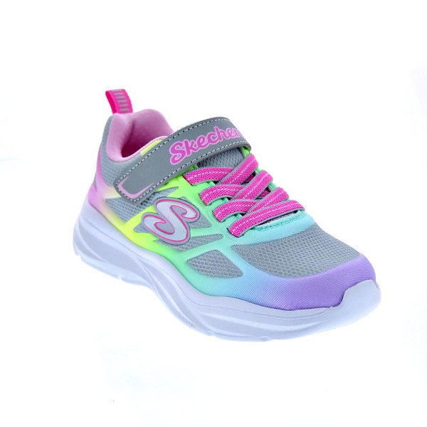 Zapatillas Skechers zapatos Niña modelo Power Jams Multicolor Velcro