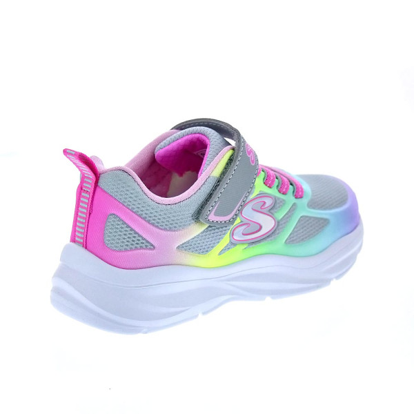 Zapatillas Skechers zapatos Niña modelo Power Jams Multicolor Velcro