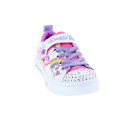 Zapatillas Skechers zapatos Niña modelo Twinkle Sparks Rosa Velcro