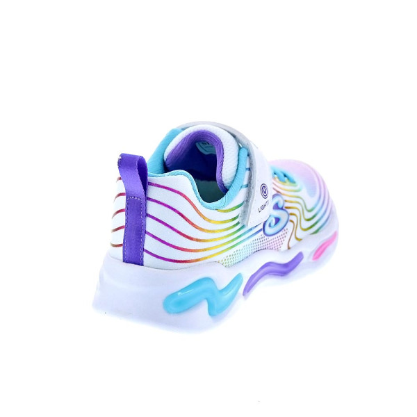 Zapatillas Skechers zapatos Niña modelo Wavy Beamos Multicolor Velcro