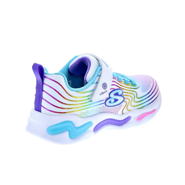 Zapatillas Skechers zapatos Niña modelo Wavy Beamos Multicolor Velcro