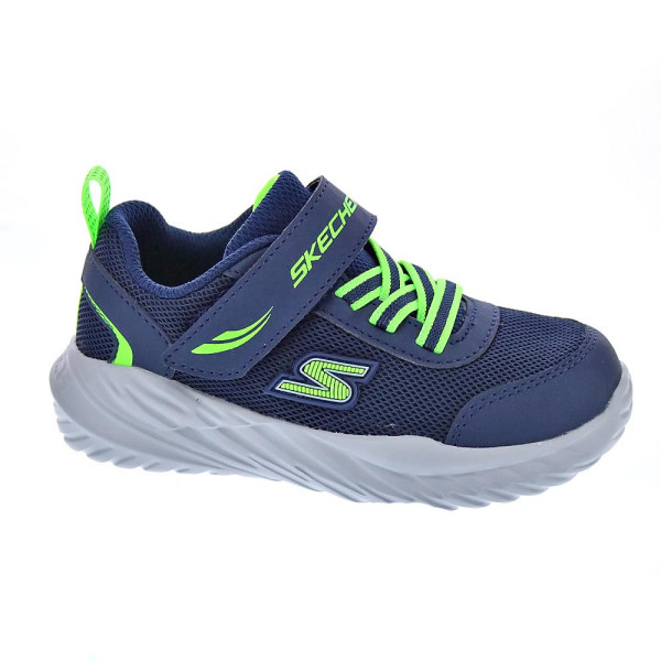 Zapatillas Skechers zapatos Niño modelo Nitro Sprint Azul Velcro