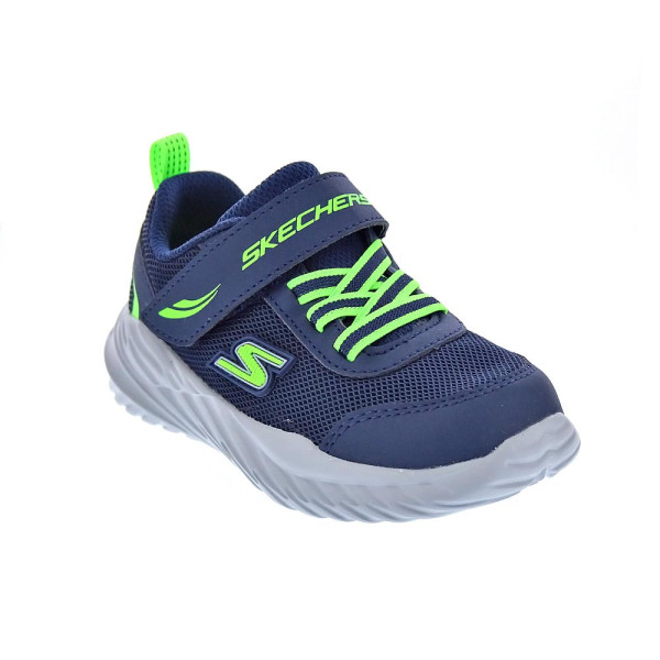 Zapatillas Skechers zapatos Niño modelo Nitro Sprint Azul Velcro