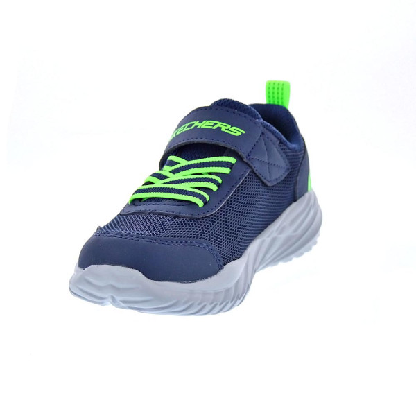 Zapatillas Skechers zapatos Niño modelo Nitro Sprint Azul Velcro
