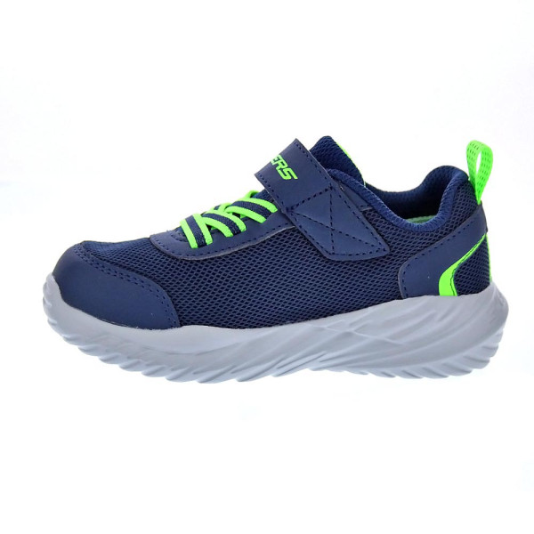 Zapatillas Skechers zapatos Niño modelo Nitro Sprint Azul Velcro