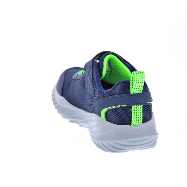 Zapatillas Skechers zapatos Niño modelo Nitro Sprint Azul Velcro