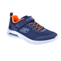 Zapatillas Skechers zapatos Niño modelo Microspec Max II Azul Velcro