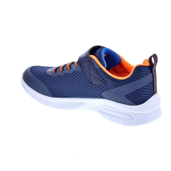 Zapatillas Skechers zapatos Niño modelo Microspec Max II Azul Velcro