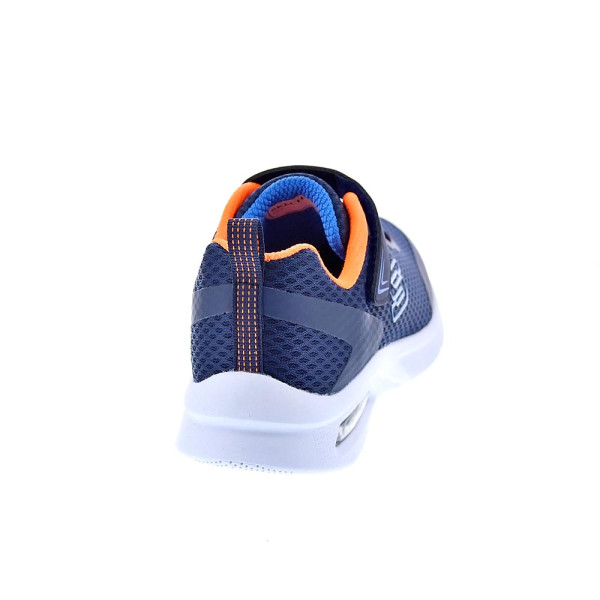 Zapatillas Skechers zapatos Niño modelo Microspec Max II Azul Velcro