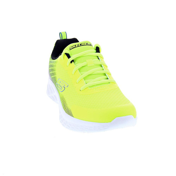 Zapatillas Skechers zapatos Niño modelo Microspec II Amarillo Cordón