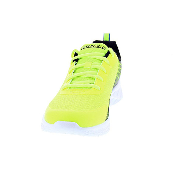 Zapatillas Skechers zapatos Niño modelo Microspec II Amarillo Cordón