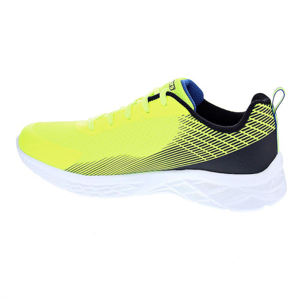 Zapatillas Skechers zapatos Niño modelo Microspec II Amarillo Cordón