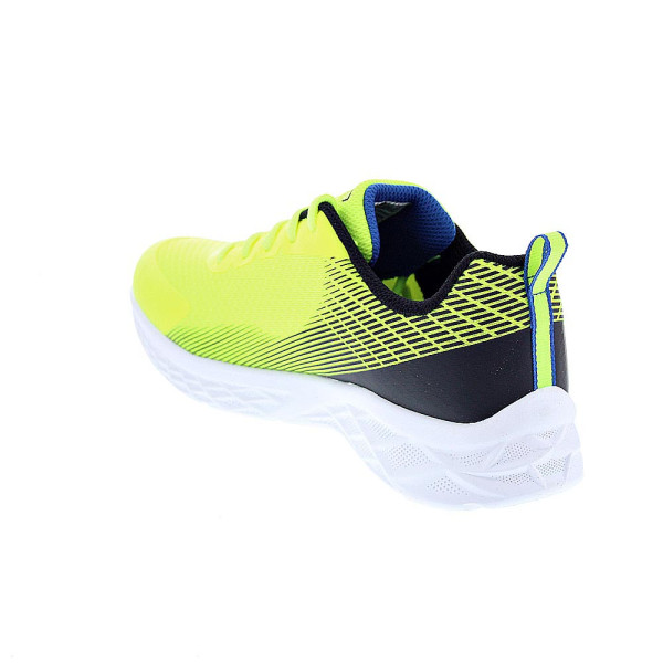 Zapatillas Skechers zapatos Niño modelo Microspec II Amarillo Cordón