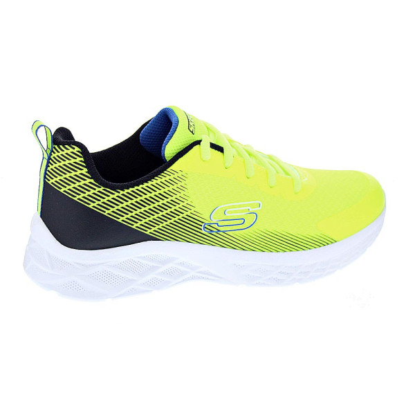 Zapatillas Skechers zapatos Niño modelo Microspec II Amarillo Cordón