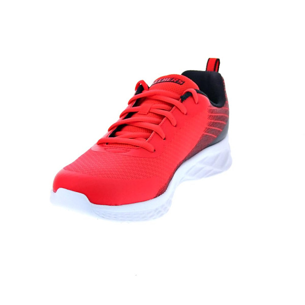 Zapatillas Skechers zapatos Niño modelo Microspec II Rojo Cordón