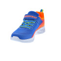 Zapatillas Skechers zapatos Niño modelo Microspec II Azul Velcro