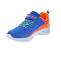 Zapatillas Skechers zapatos Niño modelo Microspec II Azul Velcro