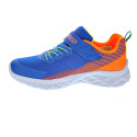 Zapatillas Skechers zapatos Niño modelo Microspec II Azul Velcro