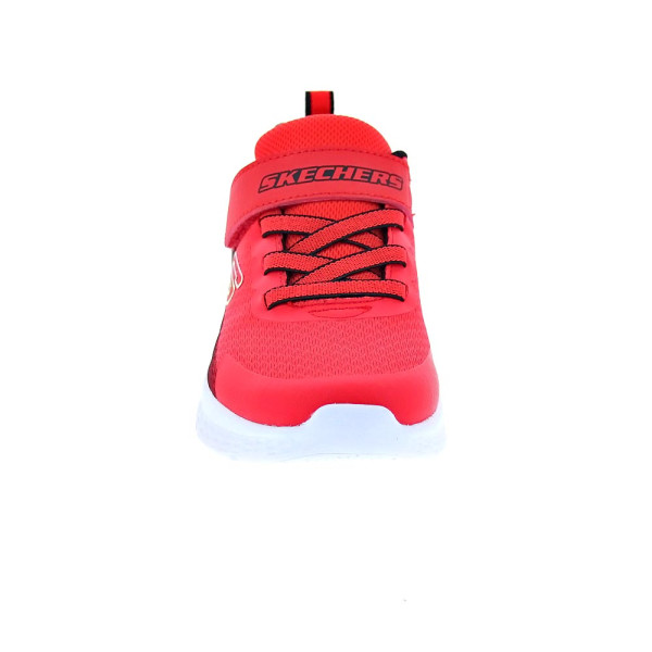 Zapatillas Skechers zapatos Niño modelo Microspec II velcro Rojo Velcro