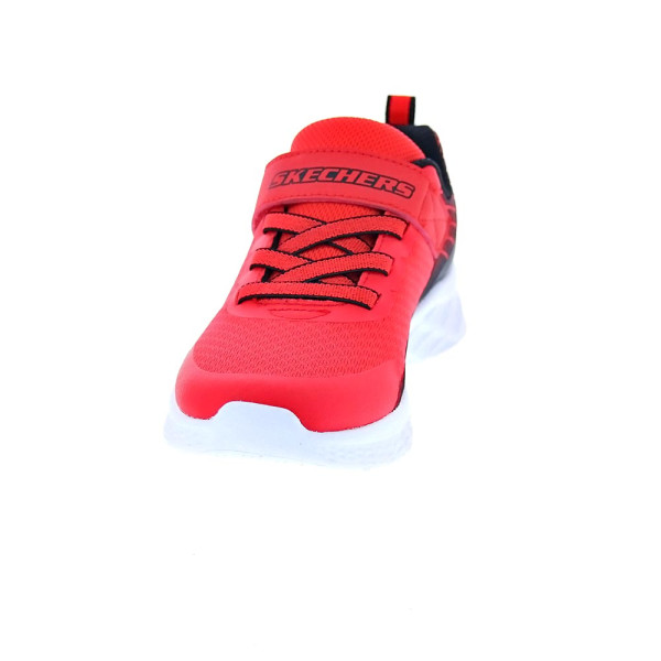 Zapatillas Skechers zapatos Niño modelo Microspec II velcro Rojo Velcro