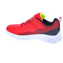 Zapatillas Skechers zapatos Niño modelo Microspec II velcro Rojo Velcro