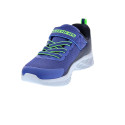 Zapatillas Skechers zapatos Niño modelo Microspec II Azul Velcro