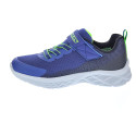 Zapatillas Skechers zapatos Niño modelo Microspec II Azul Velcro
