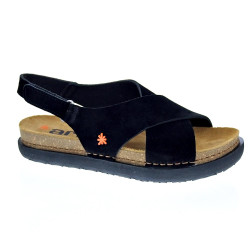 Sandalias Art Company zapatos Mujer modelo Rhodes Negro Velcro 2