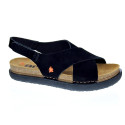Sandalias Art Company zapatos Mujer modelo Rhodes Negro Velcro