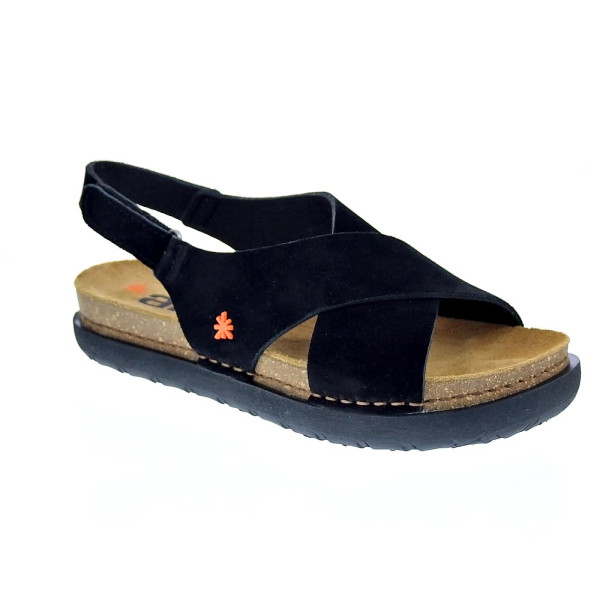 Sandalias Art Company zapatos Mujer modelo Rhodes Negro Velcro