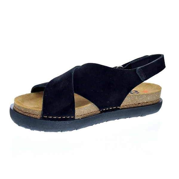 Sandalias Art Company zapatos Mujer modelo Rhodes Negro Velcro
