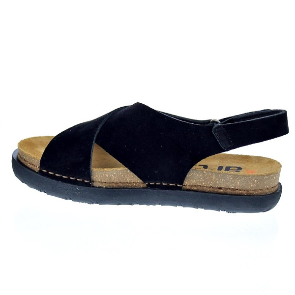 Sandalias Art Company zapatos Mujer modelo Rhodes Negro Velcro
