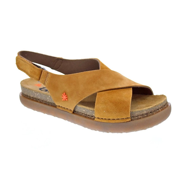 Sandalias Art Company zapatos Mujer modelo Rhodes Amarillo Velcro