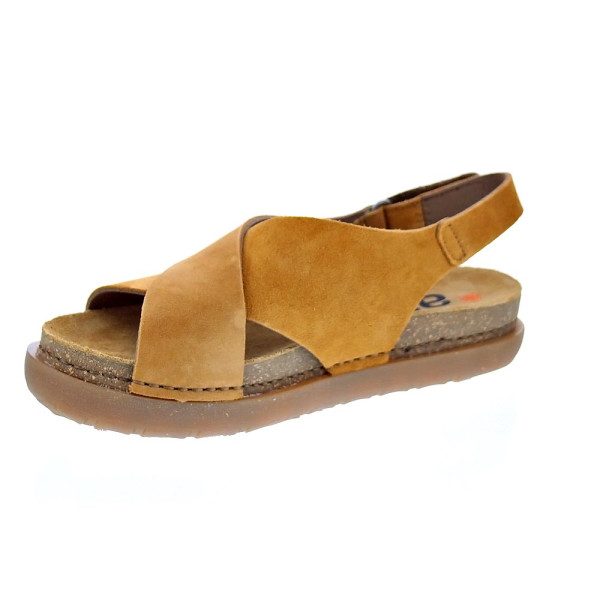 Sandalias Art Company zapatos Mujer modelo Rhodes Amarillo Velcro