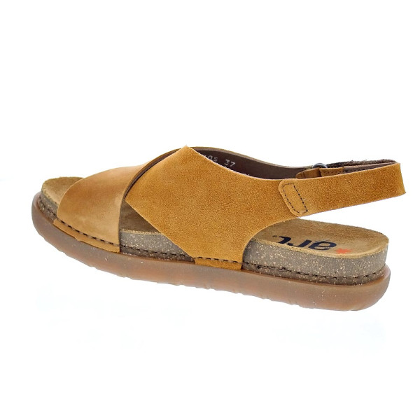 Sandalias Art Company zapatos Mujer modelo Rhodes Amarillo Velcro