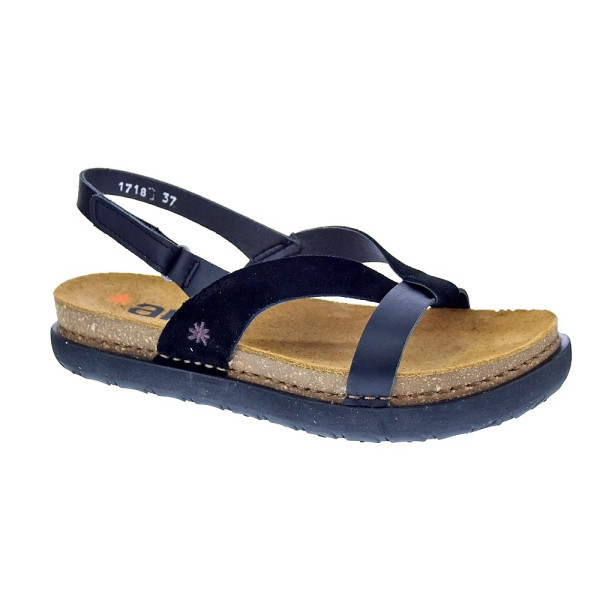 Sandalias Art Company zapatos Mujer modelo Menorca Negro Velcro