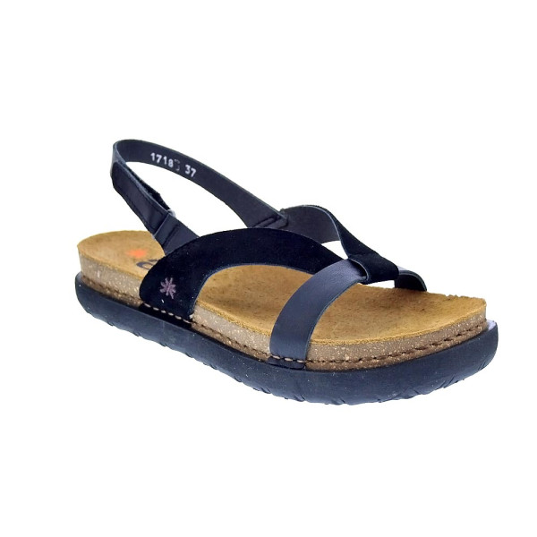 Sandalias Art Company zapatos Mujer modelo Menorca Negro Velcro