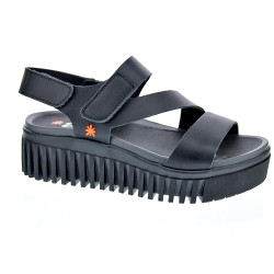 Sandalias Art Company zapatos Mujer modelo Brighton 1573 Negro Velcro 2