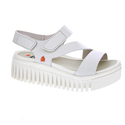 Sandalias Art Company zapatos Mujer modelo Brighton 1573 Blanco Velcro 2