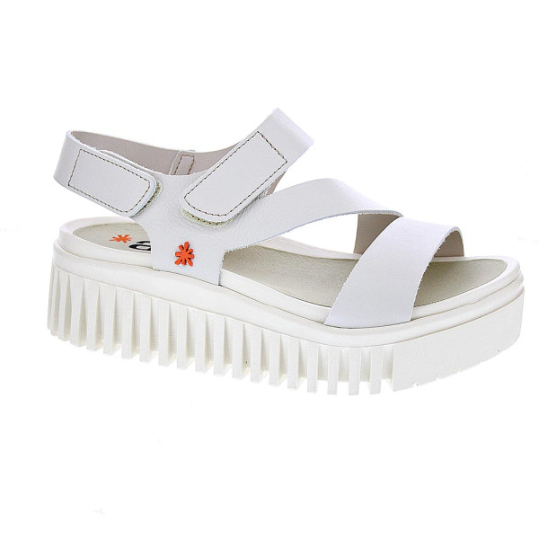 Sandalias Art Company zapatos Mujer modelo Brighton 1573 Blanco Velcro