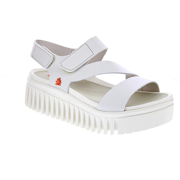 Sandalias Art Company zapatos Mujer modelo Brighton 1573 Blanco Velcro