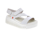 Sandalias Art Company zapatos Mujer modelo Brighton 1573 Blanco Velcro