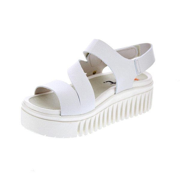 Sandalias Art Company zapatos Mujer modelo Brighton 1573 Blanco Velcro