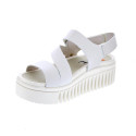 Sandalias Art Company zapatos Mujer modelo Brighton 1573 Blanco Velcro