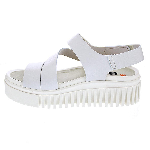 Sandalias Art Company zapatos Mujer modelo Brighton 1573 Blanco Velcro
