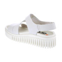 Sandalias Art Company zapatos Mujer modelo Brighton 1573 Blanco Velcro