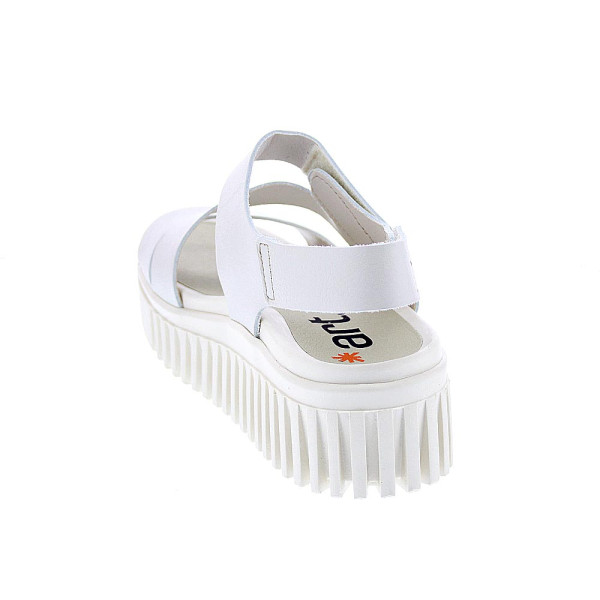 Sandalias Art Company zapatos Mujer modelo Brighton 1573 Blanco Velcro