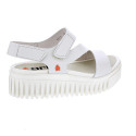 Sandalias Art Company zapatos Mujer modelo Brighton 1573 Blanco Velcro
