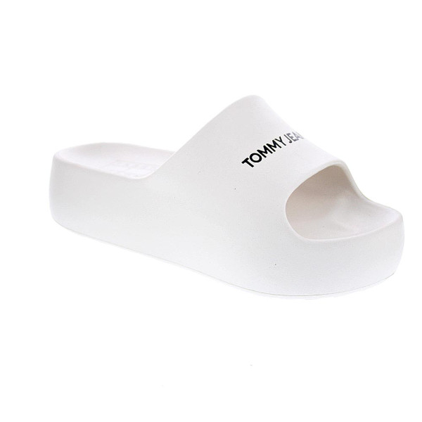 Chanclas Tommy Hilfiger zapatos Mujer modelo Tjw Chunky Beige 